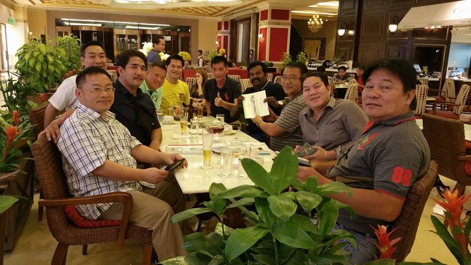 International fellowship gathered around the table