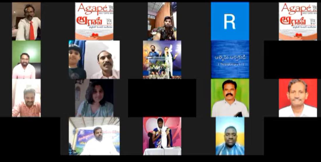 Online prayer participants