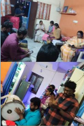 Christmas Carols 2025 — family gathering and carol musicians